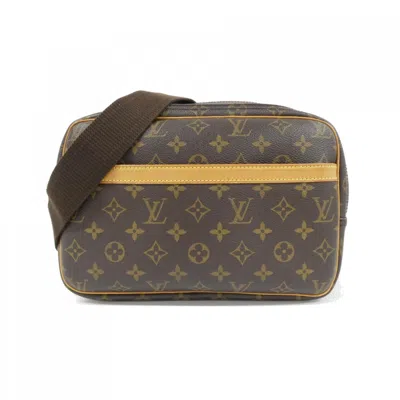 Pre-owned Louis Vuitton Marron Coated Canvas Shoulder Bag () In Brown
