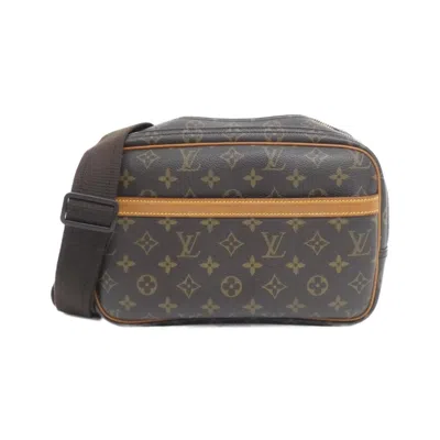 Pre-owned Louis Vuitton Marron Coated Canvas Shoulder Bag () In Brown