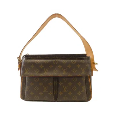 Pre-owned Louis Vuitton Marron Coated Canvas Shoulder Bag () In Brown