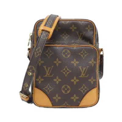 Pre-owned Louis Vuitton Marron Coated Canvas Shoulder Bag () In Brown