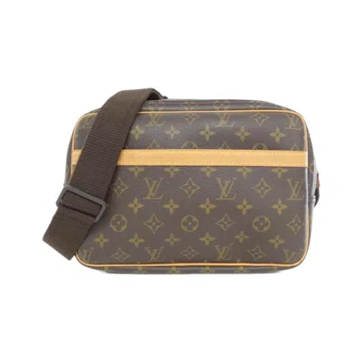 Pre-owned Louis Vuitton Marron Coated Canvas Shoulder Bag () In Brown