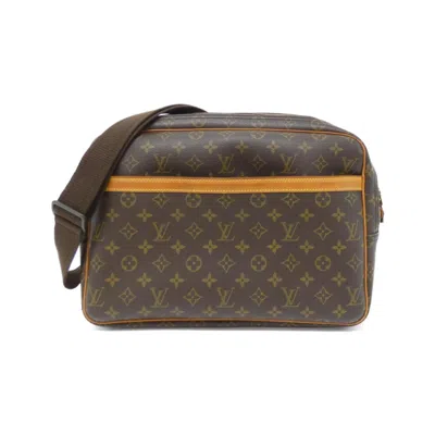 Pre-owned Louis Vuitton Marron Coated Canvas Shoulder Bag () In Brown