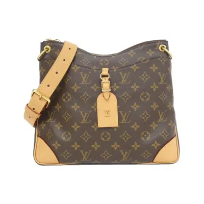 Pre-owned Louis Vuitton Marron Coated Canvas Shoulder Bag () In Brown