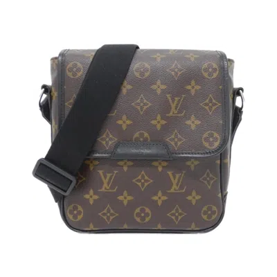 Pre-owned Louis Vuitton Marron Coated Canvas Shoulder Bag () In Brown