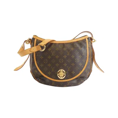 Pre-owned Louis Vuitton Marron Coated Canvas Shoulder Bag () In Brown
