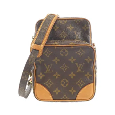 Pre-owned Louis Vuitton Marron Coated Canvas Shoulder Bag () In Brown
