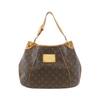 Pre-owned Louis Vuitton Marron Coated Canvas Shoulder Bag () In Brown