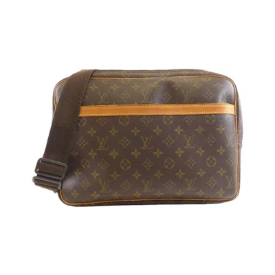 Pre-owned Louis Vuitton Marron Coated Canvas Shoulder Bag () In Brown