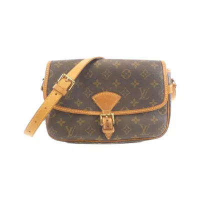 Pre-owned Louis Vuitton Marron Coated Canvas Shoulder Bag () In Brown