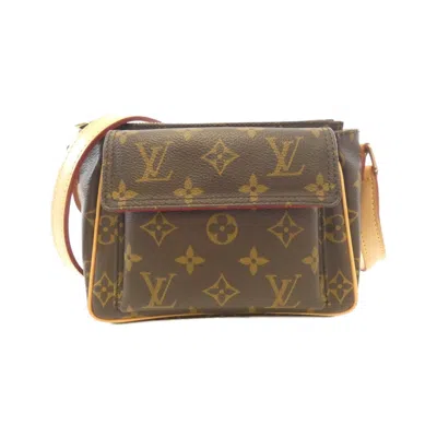 Pre-owned Louis Vuitton Marron Coated Canvas Shoulder Bag () In Brown