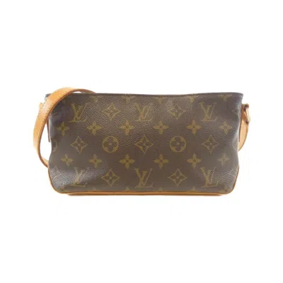 Pre-owned Louis Vuitton Marron Coated Canvas Shoulder Bag () In Brown
