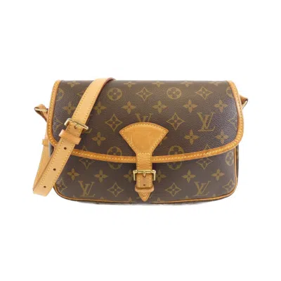 Pre-owned Louis Vuitton Marron Coated Canvas Shoulder Bag () In Brown
