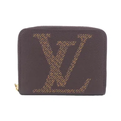 Pre-owned Louis Vuitton Marron Monogram Coated Canvas Coin Purse/coin Case () In Brown