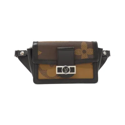 Pre-owned Louis Vuitton Marron Monogram Coated Canvas Shoulder Bag () In Multi