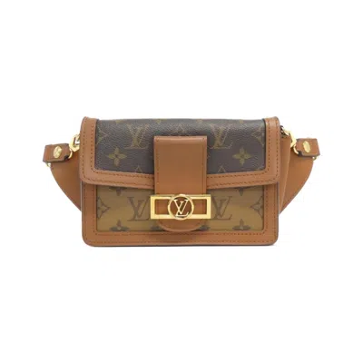 Pre-owned Louis Vuitton Marron Monogram Coated Canvas Shoulder Bag () In Multi
