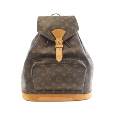 Pre-owned Louis Vuitton Marron Monogram Monogram Backpack () In Brown