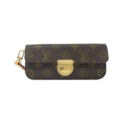 Pre-owned Louis Vuitton Marron Monogram Monogram Clutch Bag Pochette ()