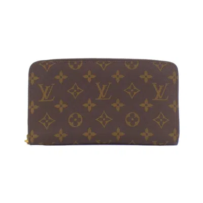 Pre-owned Louis Vuitton Marron Monogram Monogram Long Wallet (bi-fold) ()