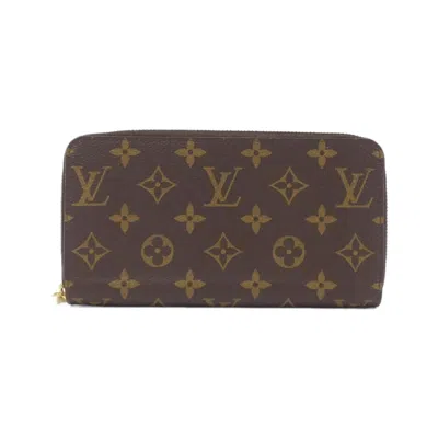 Pre-owned Louis Vuitton Marron Monogram Monogram Long Wallet (bi-fold) ()