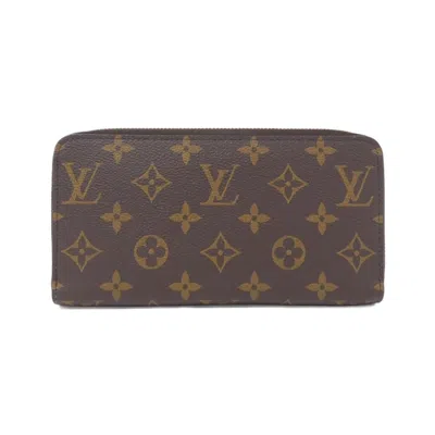 Pre-owned Louis Vuitton Marron Monogram Monogram Long Wallet (bi-fold) () In Brown