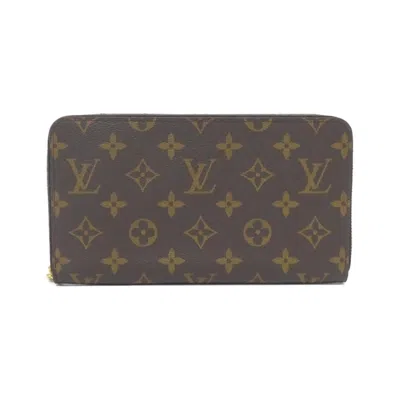Pre-owned Louis Vuitton Marron Monogram Monogram Long Wallet (bi-fold) () In Brown
