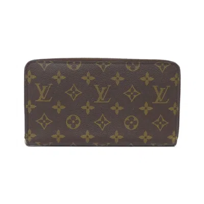 Pre-owned Louis Vuitton Marron Monogram Monogram Long Wallet (bi-fold) () In Brown