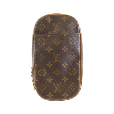 Pre-owned Louis Vuitton Marron Monogram Monogram Pochette Shoulder Bag ()