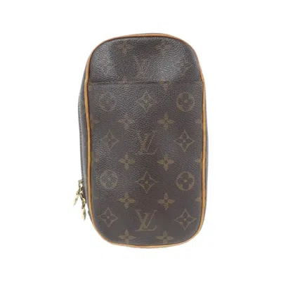 Pre-owned Louis Vuitton Marron Monogram Monogram Pochette Shoulder Bag ()