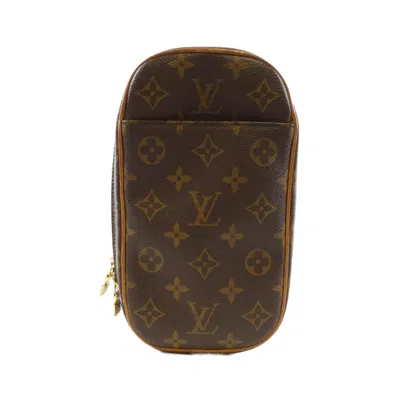 Pre-owned Louis Vuitton Marron Monogram Monogram Pochette Shoulder Bag ()
