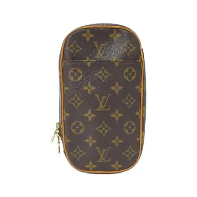 Pre-owned Louis Vuitton Marron Monogram Monogram Pochette Shoulder Bag Sling Bag () In Brown