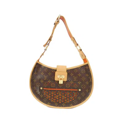Pre-owned Louis Vuitton Marron Monogram Orange Monogram Perforated Shoulder Bag ()