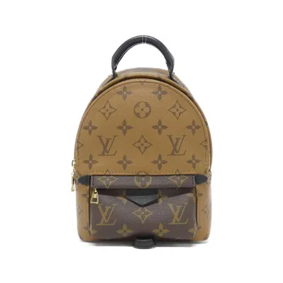 Pre-owned Louis Vuitton Marron Monogram Reverse Monogram Reverse Backpack ()