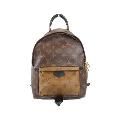 Pre-owned Louis Vuitton Marron Monogram Reverse Monogram Reverse Backpack ()