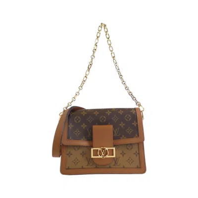 Pre-owned Louis Vuitton Marron Monogram Reverse Monogram Reverse Shoulder Bag ()
