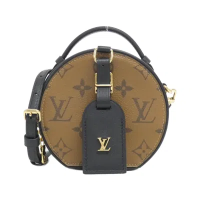 Pre-owned Louis Vuitton Marron Monogram Reverse Monogram Reverse Shoulder Bag ()