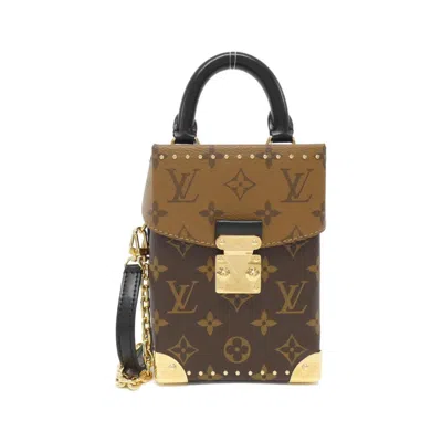 Pre-owned Louis Vuitton Marron Monogram Reverse Monogram Reverse Shoulder Bag ()