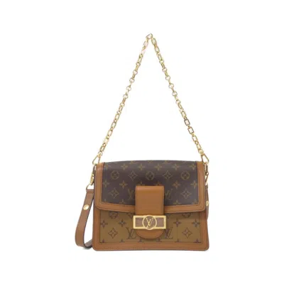 Pre-owned Louis Vuitton Marron Monogram Reverse Monogram Reverse Shoulder Bag ()
