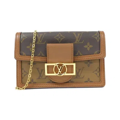 Pre-owned Louis Vuitton Marron Monogram Reverse Monogram Reverse Shoulder Bag ()