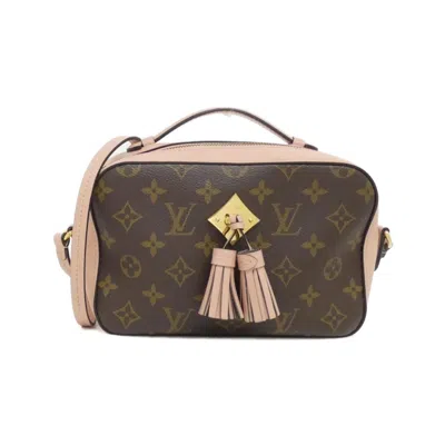 Pre-owned Louis Vuitton Marron Monogram Rose Poudre Monogram Leather Shoulder Bag ()