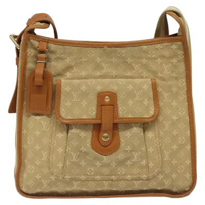 Pre-owned Louis Vuitton Mary Kate Beige Canvas Shoulder Bag ()