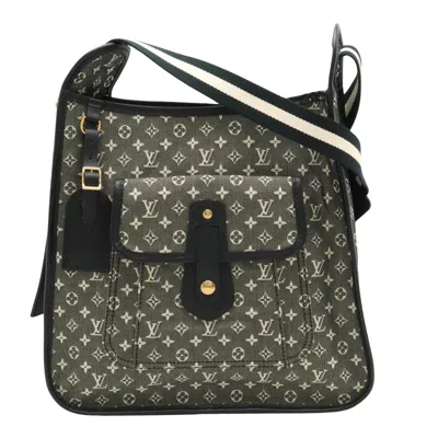 Pre-owned Louis Vuitton Mary Kate Canvas Shoulder Bag () In Black