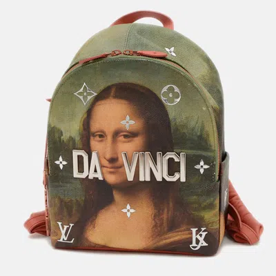 Pre-owned Louis Vuitton Masters Collection Palm Springs Backpack
