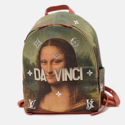 Pre-owned Louis Vuitton Masters Collection Palm Springs Backpack