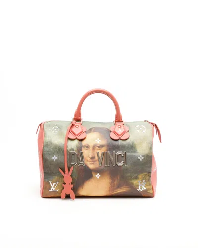 Pre-owned Louis Vuitton Masters Speedy 30 Bag In Multi