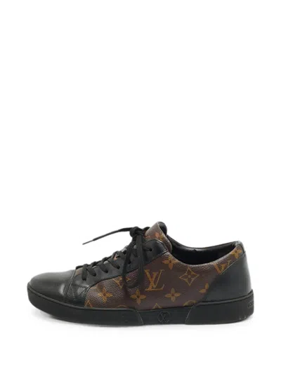 Pre-owned Louis Vuitton Match Up Sneakers In Brown