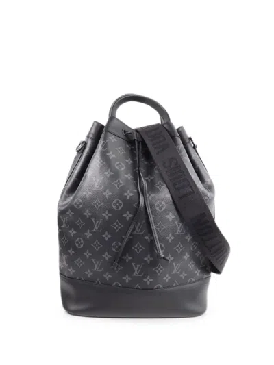 Louis Vuitton Maxi Eclipse Noe Tote Bag In Gray
