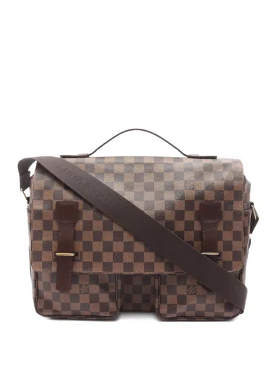 Pre-owned Louis Vuitton Medium 2006 Damier Ebène Canvas Messenger Bag In Brown