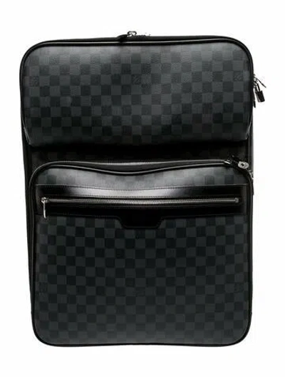 Pre-owned Louis Vuitton Men's Black Damier Graphite Suitcase