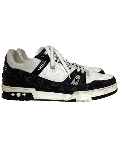 Pre-owned Louis Vuitton Men's Leather Lv Trainer (authentic Pre-loved)