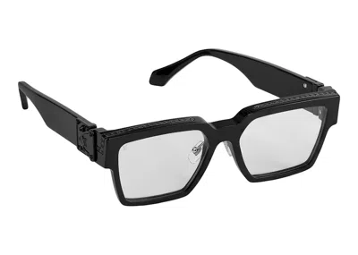 Pre-owned Louis Vuitton Men's  1.1 Clear Millionaires Sunglasses In Black/transparent (z1358w/e) In Multi